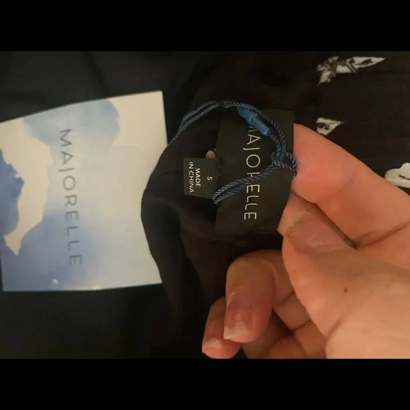 Majorelle Yasmin Cropped Pants in Black Woodland - Picture 7 of 8